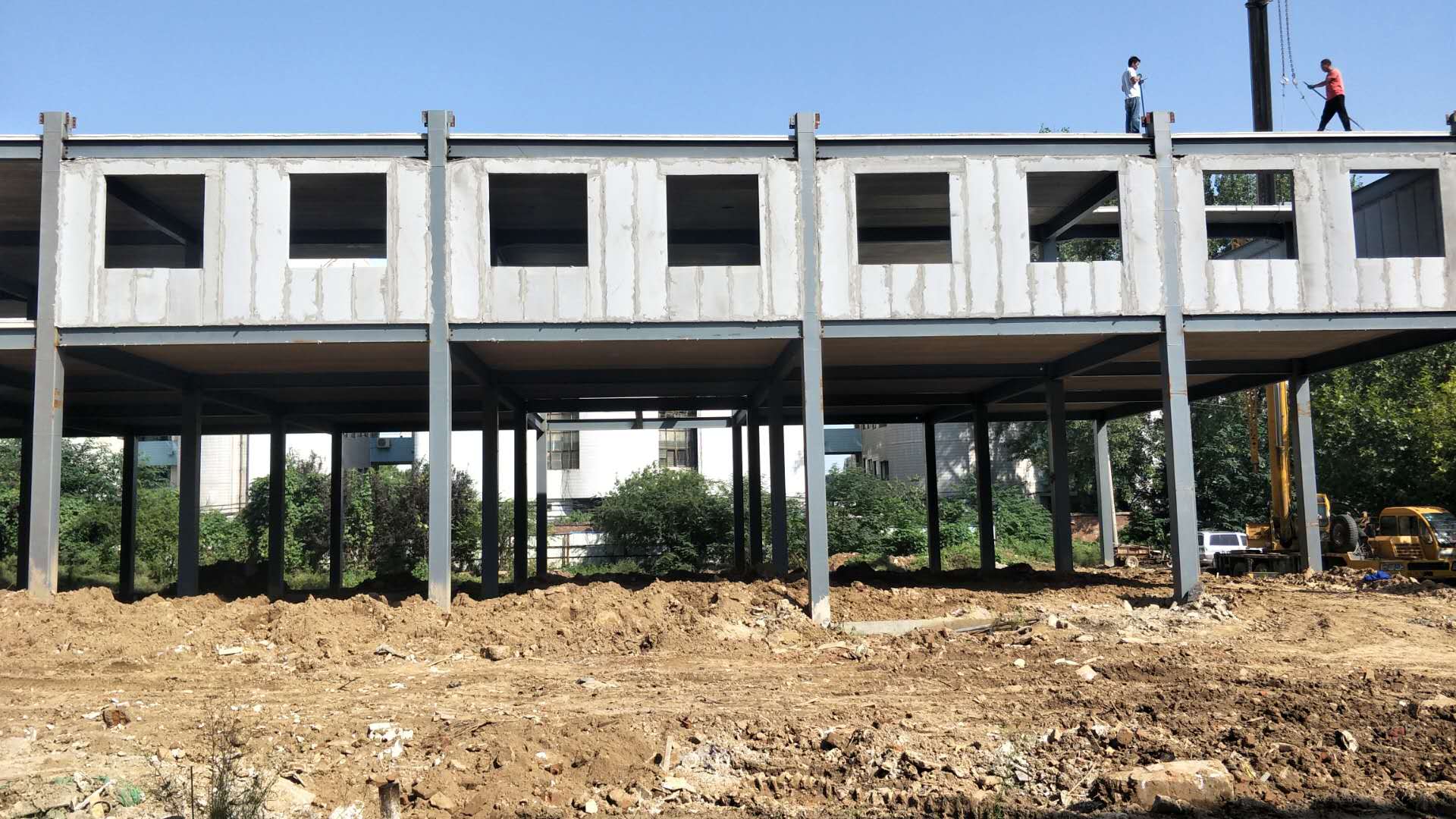 蒸壓加氣混凝土板材在鄭州聯(lián)通公司辦公樓中的應用